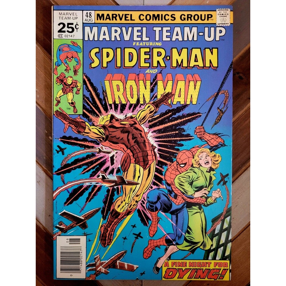 Marvel Team-Up #48 1st App Wraith, Jean DeWolff! Spider-Man, Iron Man (5.0) 1976